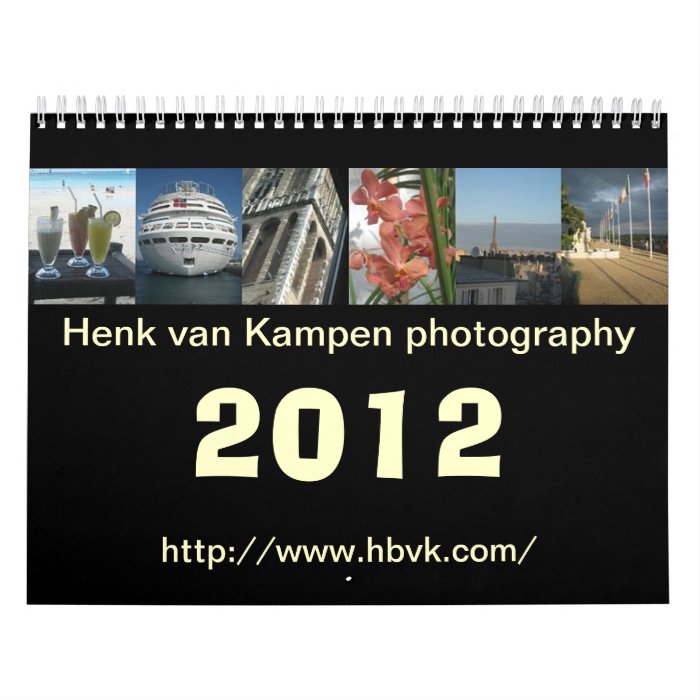 Photography 2012 calendars