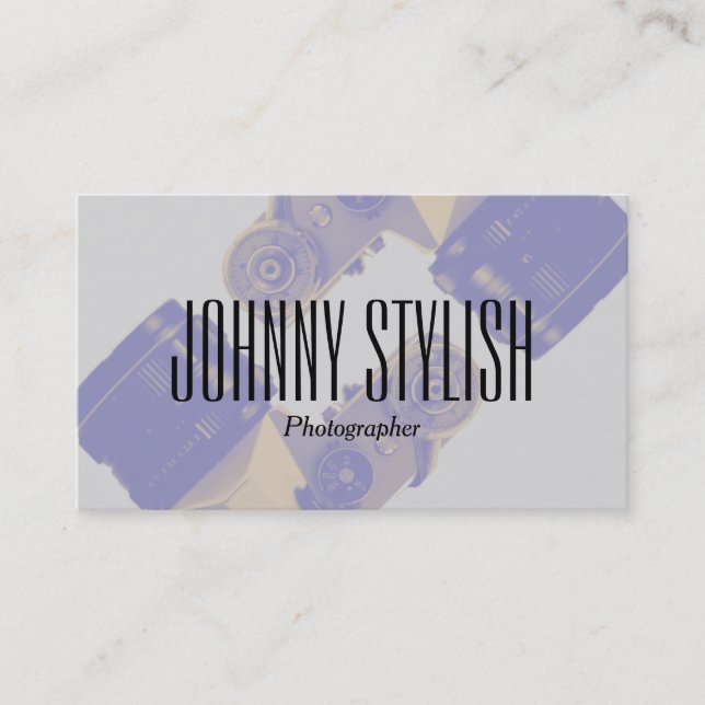Photography and image graphic profession business card (Front)