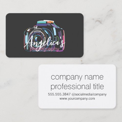 Photography | Artistic Camera Logo | Creative Business Card