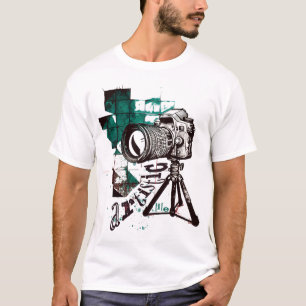 Photography Artistic life Camera on tripod design T-Shirt