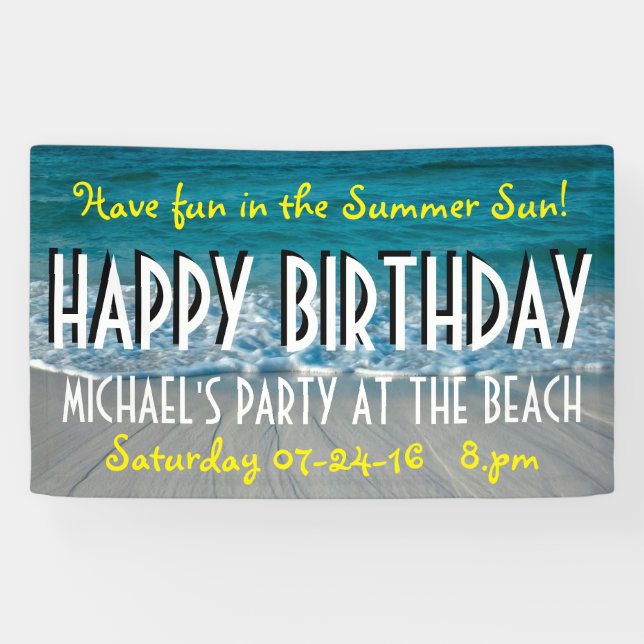 Photography AT THE BEACH + your ideas Banner (Horizontal)