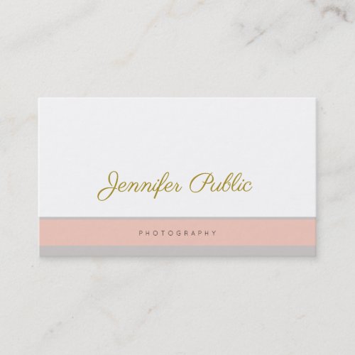 Photography Beauty Salon Hair Stylist Luxury Business Card