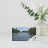 Photography Boating Business Card Nature (Standing Front)