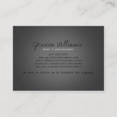 Photography Business Card (Back)