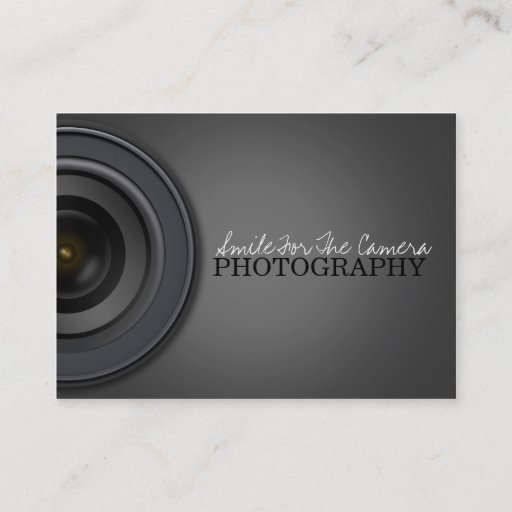 Customizable Photography Business Card Templates