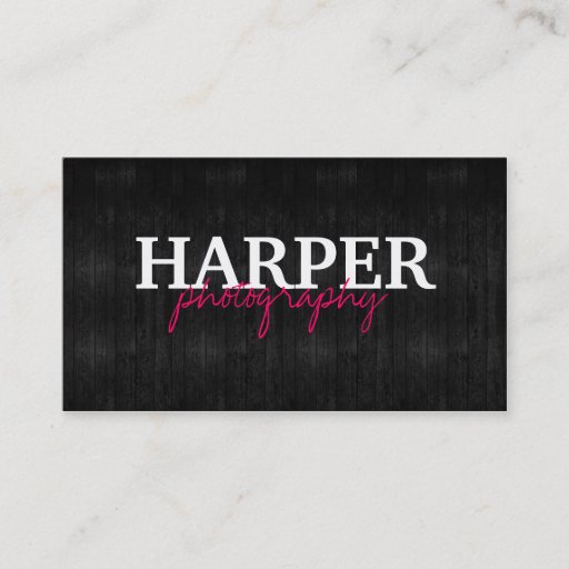 Customizable Photography Business Cards
