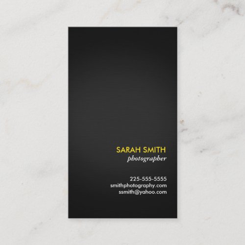 Photography Business Cards