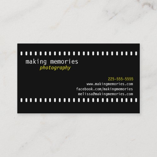 Photography Business Card Templates