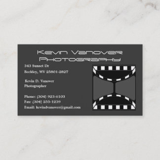 Photography business card