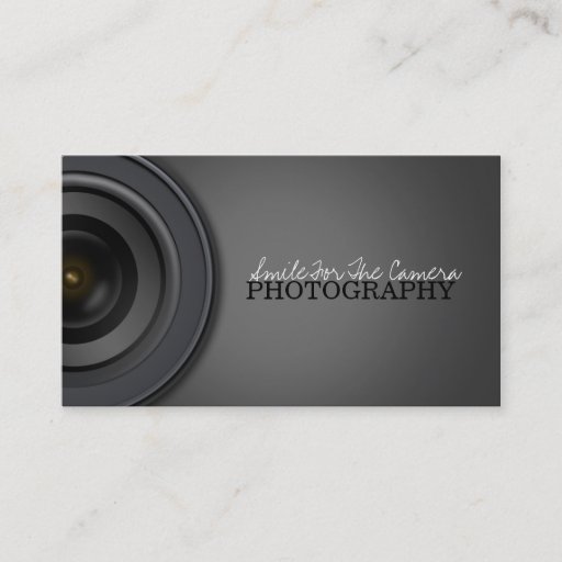Customizable Photography Business Card Templates