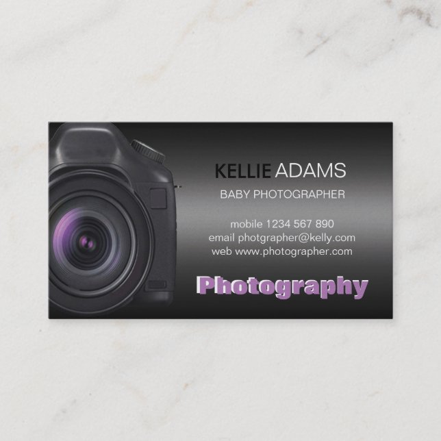 Photography Business Card (Front)