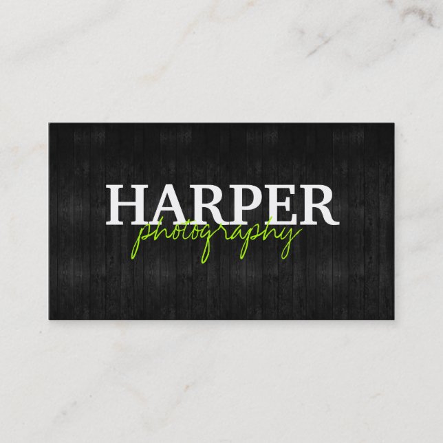 Photography Business Card (Front)