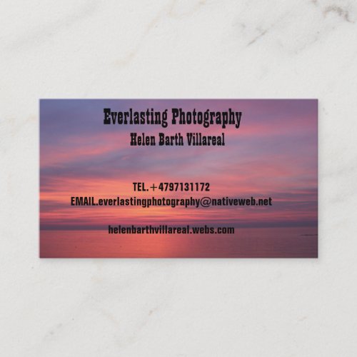 Photography Business Card