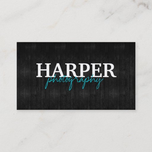 Customizable Photography Business Card Template