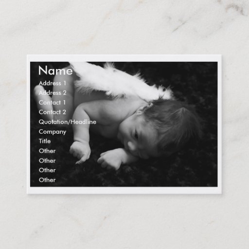 Customizable Photography Business Card