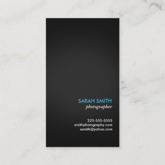 Photography Business Card