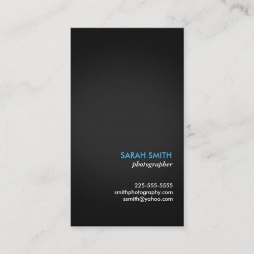 Photography Business Cards