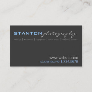 PHOTOGRAPHY BUSINESS CARD
