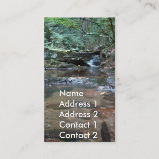 Customizable Photography Business Card