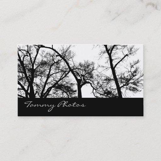 Customizable Photography Business Card