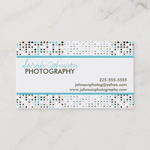 Customizable Photography Business Card Template