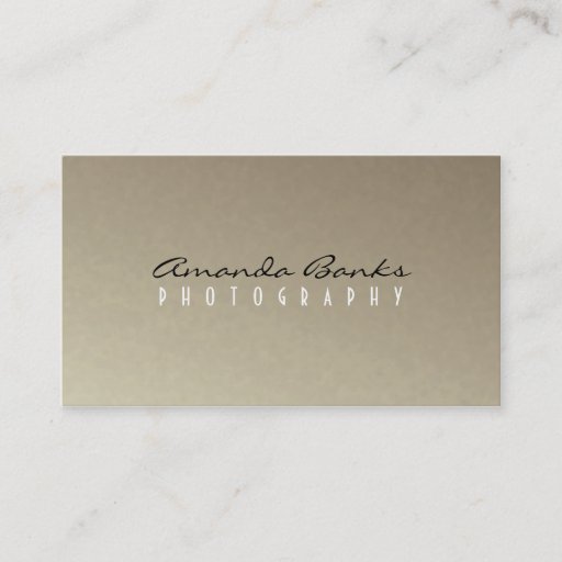 Customizable Photography - Business Cards