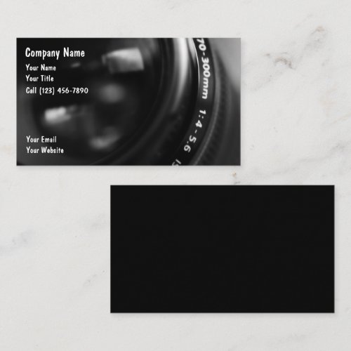 Photography Business Cards