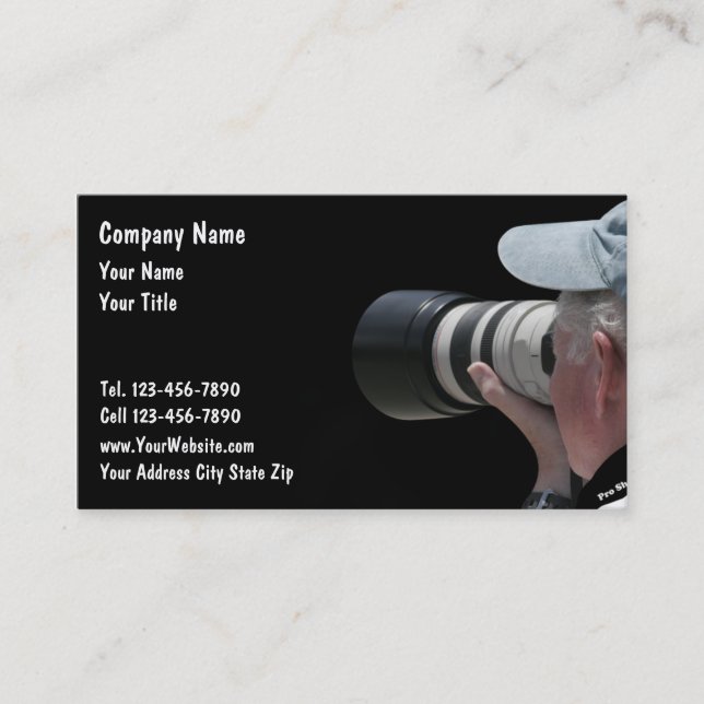 Photography Business Cards (Front)