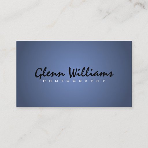Customizable Photography - Business Cards