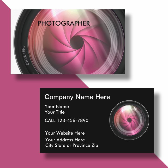 Photography Business Cards (Creator Uploaded)