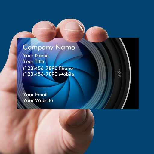Customizable Photography Business Cards