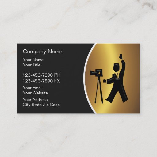 Customizable Photography Business Cards