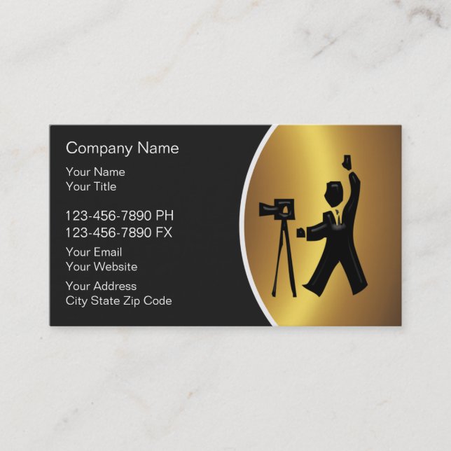 Photography Business Cards (Front)