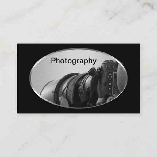Customizable Photography Business Cards
