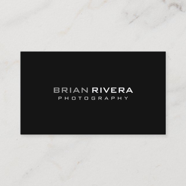 Photography - Business Cards (Front)