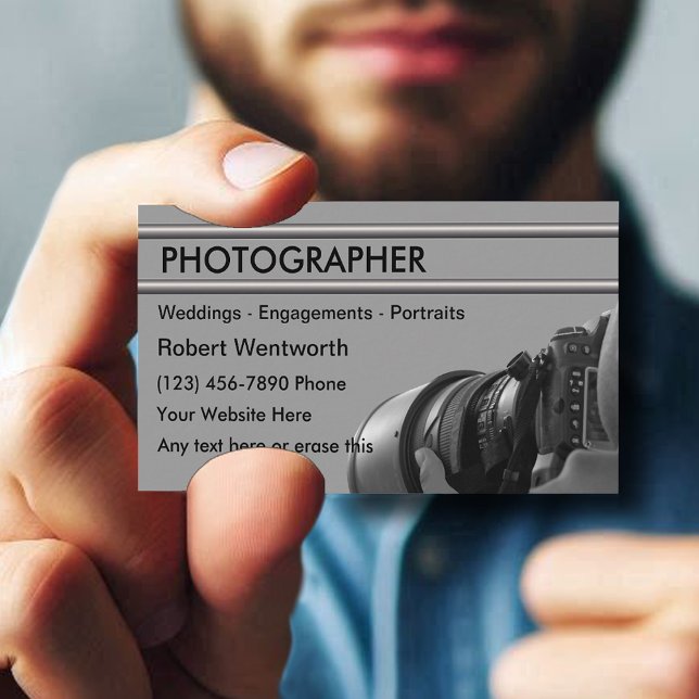 Photography Business Cards Modern Design (Creator Uploaded)