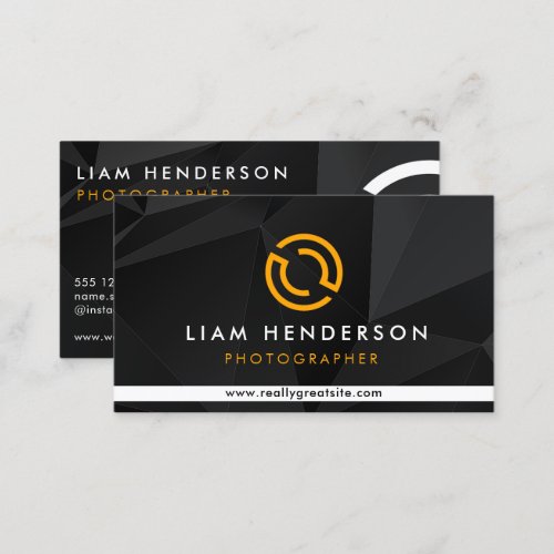 Photography Business Cards Modern Photographer
