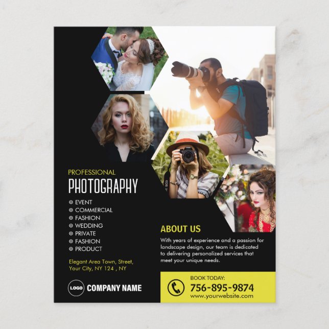 Photography Business Custom Flyer (Front)