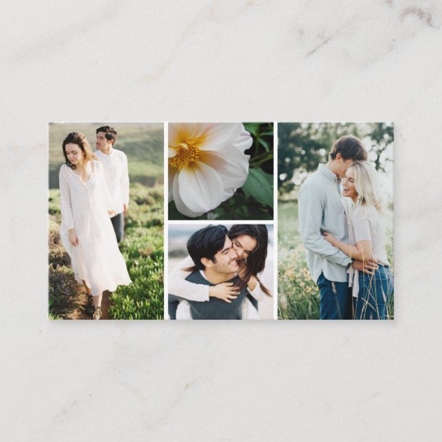 Photography Business Multiple Photos Card (Front)