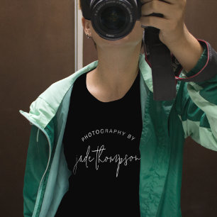 Photography By Name Photographer Workwear T-Shirt