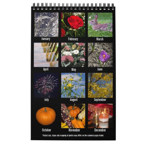 Photography Calendar Year  2021 1 page per Month