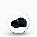Photography camera award<br><div class="desc">Photo of a camera award. You can choose from different shapes of awards. Make sure to check out other unique designs at http://www.zazzle.com/lsarmentoart</div>