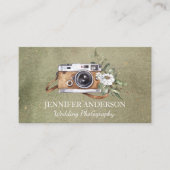 Photography Camera Business Card (Front)