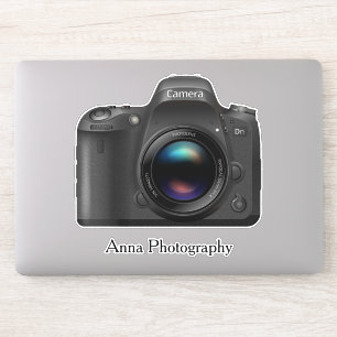 Photography Camera Design Contour Sticker
