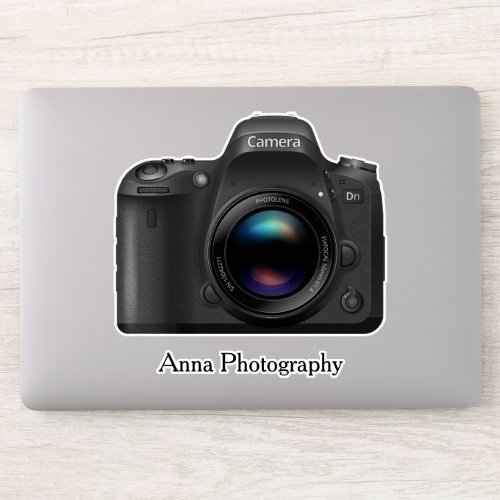 Photography Camera Design Contour Sticker