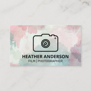 Photography Camera Logo Creative Business Card