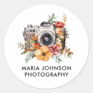 Photography Camera Logo Stickers