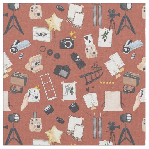 Photography camera movie fabric