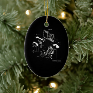 Photography Camera Photo Vibes Ceramic Ornament
