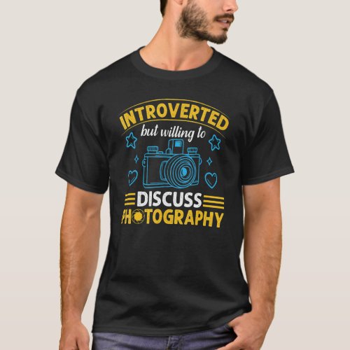 Photography Camera Photographer   Photography T-Shirt